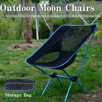 Kompakte und tragbare Strandstühle für den Außenbereich / Klappbare Campingstühle, Angelstühle für den