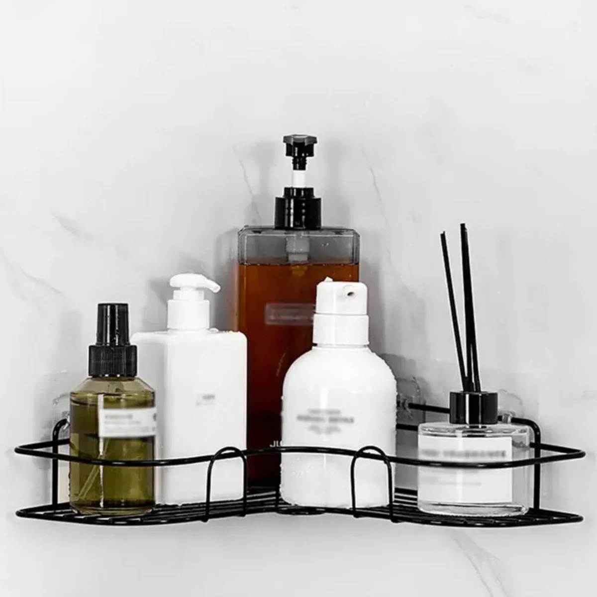 Badezimmerregal, Duschregal, Badezimmer, Küche, ohne Stanzen – Bild 3