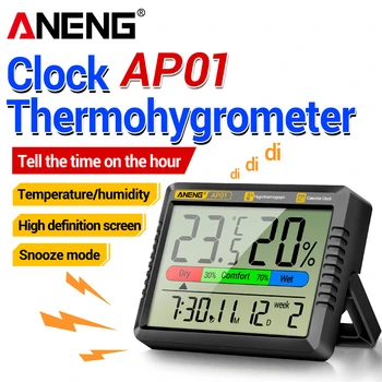 ANENG AP01 Feuchtigkeitsmesser Hygrometer Multiscene Temperaturmessung Luftfeuchtigkeit Präzision Digitales