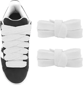 2 cm breite, dicke Schnürsenkel für Sneaker, modische, farbechte Ersatzschnürsenkel für Van Campus Schuhe
