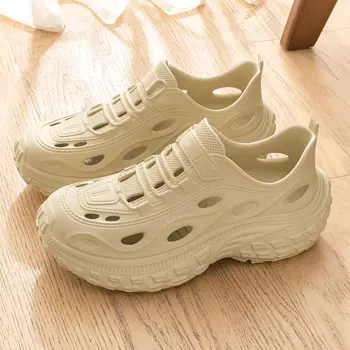 Herren-Sommer-Clogs für Outdoor-Aktivitäten, Strandschuhe, rutschfest, geruchsabweisend, geschlossene