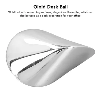 Metall-Oloid-Ball für Schreibtisch, Oloid-Desktop-Ball zur Druckreduzierung, glättende Oberflächen