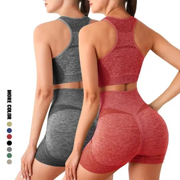 Yoga Set Gym Shorts Frauen Sport Bhs Büstenhalter Workout Tops für Frauen Yoga Kleidung Fitness Leggings Gym