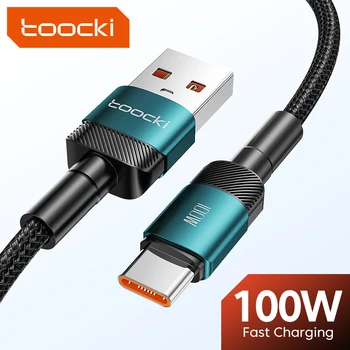 USB-A auf USB-C Kabel 100 W, 6 A, Schnellladen und Daten