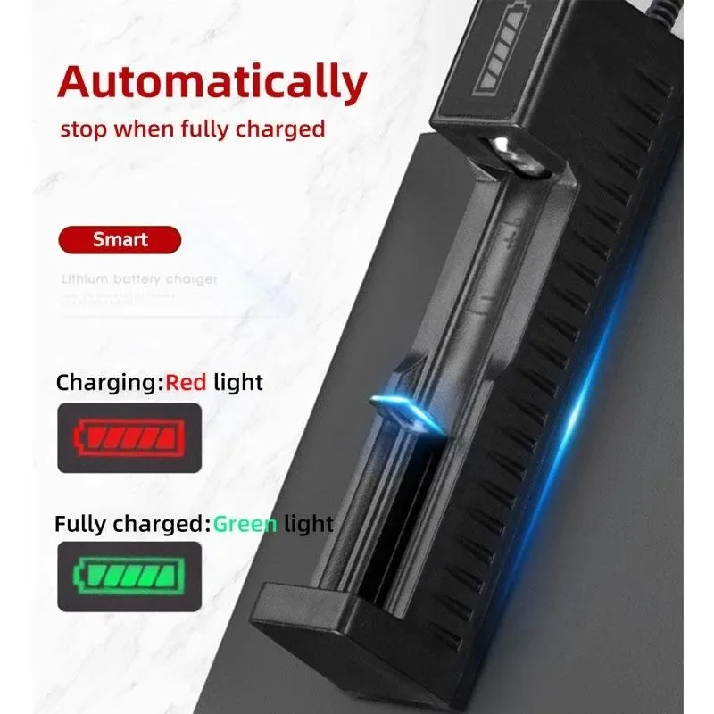 1/2/4 Steckplätze Dual 18650 Lithium-Batterieladegerät für – Bild 3