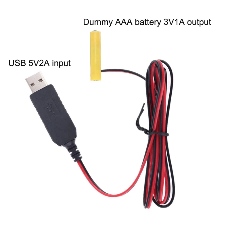 LR03 AAA Dummy Battery Eliminators USB-Stromversorgungskabel – Bild 5
