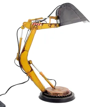 Bagger Tischlampe Nachttischlampe für Schlafzimmer Led Schreibtisch Figur Lampen Einzigartige Bagger