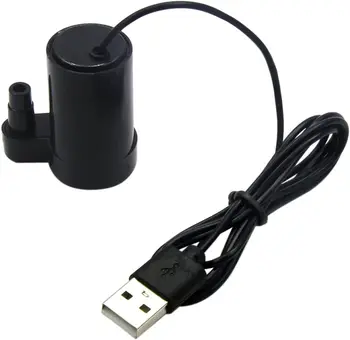 DC 3-5 V USB Micro Submersible Mini geräuscharme bürstenlose Wasserpumpe für Aquarien, Teichbrunnen