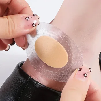Gel-Grip Fersenschutz Selbstklebende Fußpflaster Blasenpolster Fersenpolster Schuh-Aufkleber (100 Stück)