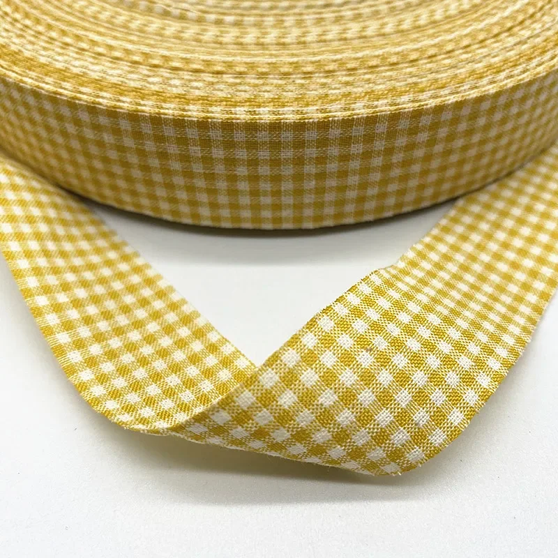 Neue 25mm Plaid Baumwolle Band Hochzeit Weihnachten – Bild 3