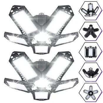 LED-Garagenlampen, 40 W, 60 W, 80 W, 10000 lm, superhelle Garagenbeleuchtung, LED-Ladenleuchte