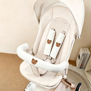 Set an Kinderwagen-Zubehör - weiche Griffabdeckung für den Kinderwagen (3 Stück)
