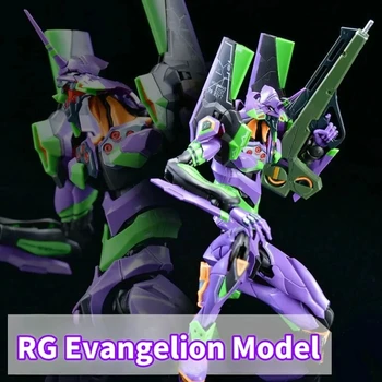 Rg Evan Gelion Modellbausatz 1:144 Evan Gelion Anime Actionfiguren Sammelbar Eva 01 Bausatz Mobile Suit Mecha