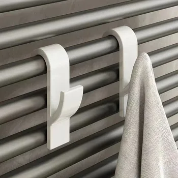 Bad Dusche Handtuch Halter Aufhänger Beheizte Heizkörper Schiene Haken Clips Lagerung Racks Kleidung Schal
