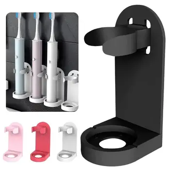Wand-Montiert Elektrische Zahnbürste Halter Kunststoff Zahn Haken Razor Rack Lagerung Raum Regal Badezimmer