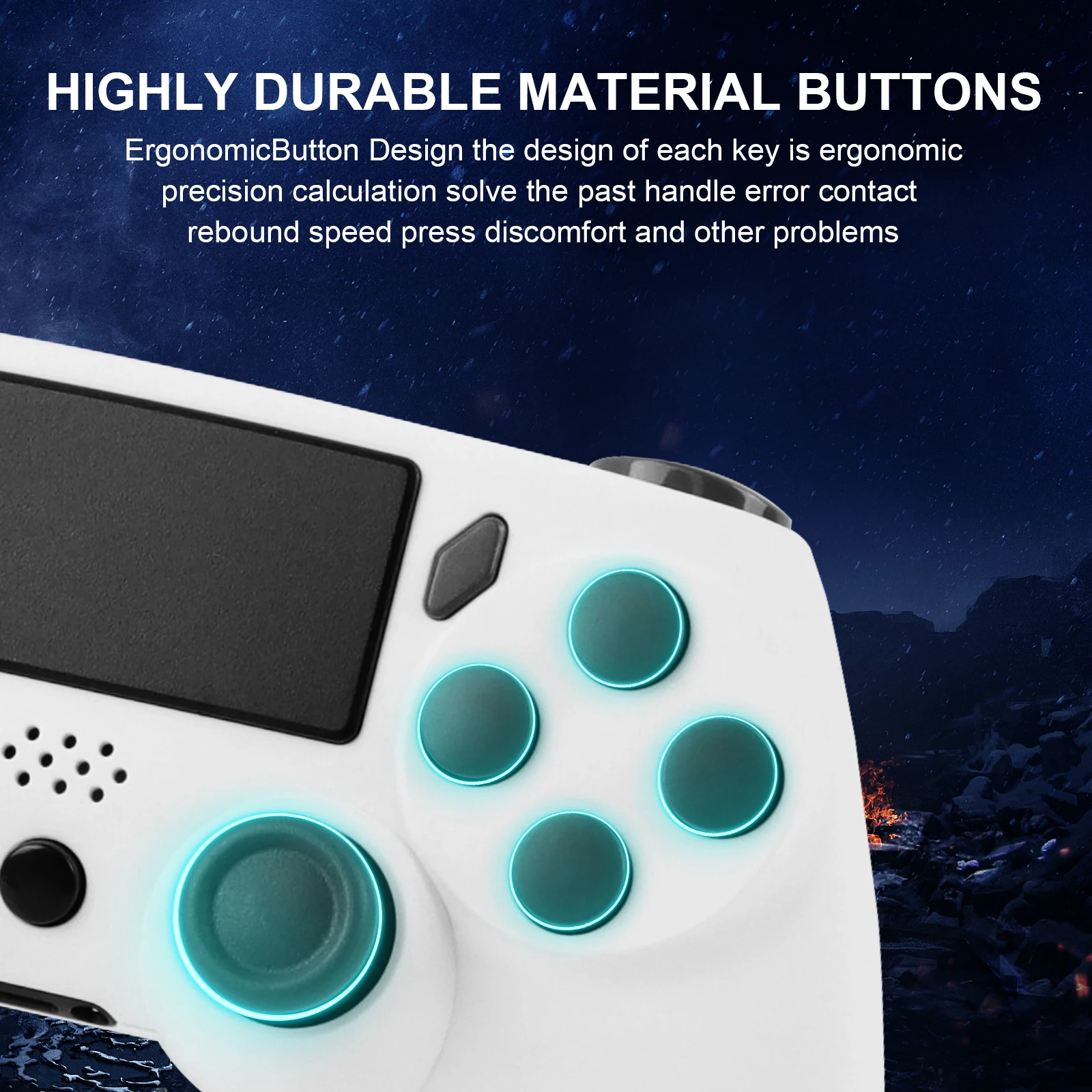 GAMINJA Wireless Gamepad Mit 6-achsen Gyroskop PC Joystick – Bild 5