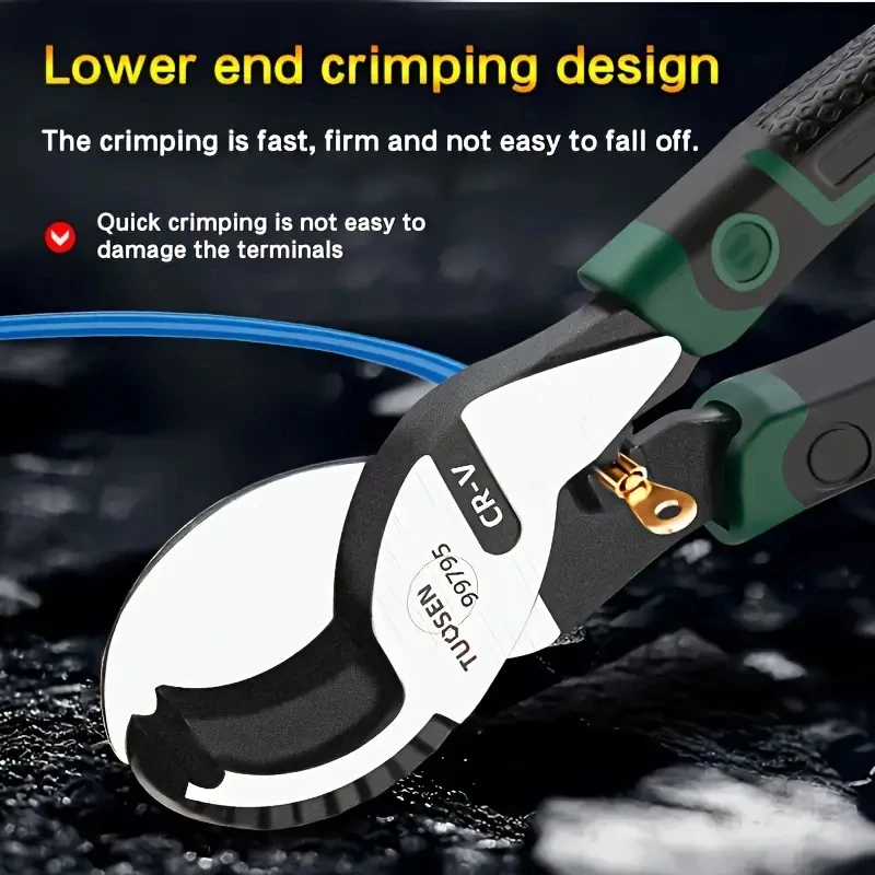1pc 6/8/10 Zoll High Carbon Stahl Kabel Cutter Zangen – Bild 3