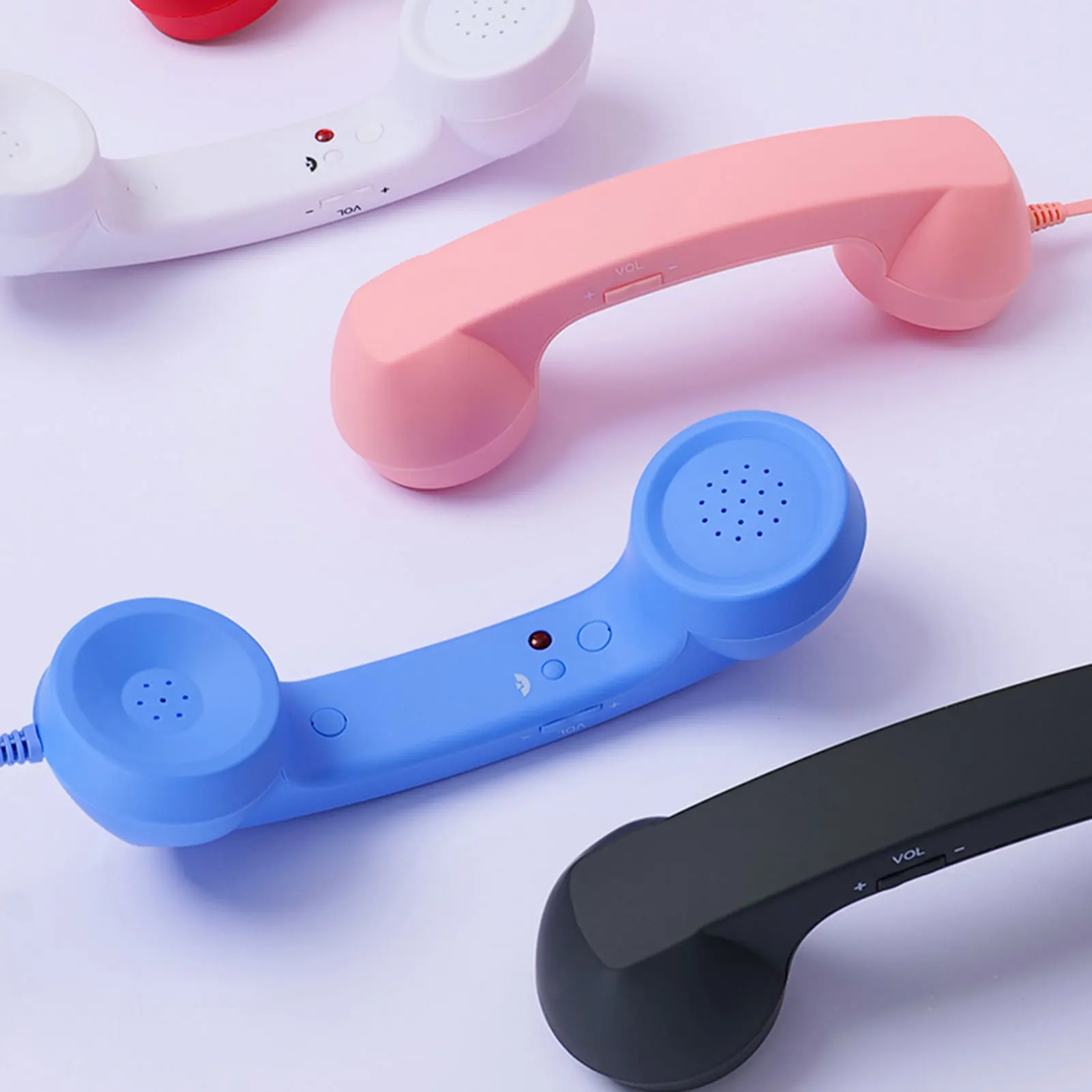Retro Typ C Telefone Hörer Handy Empfänger Mic Mikrofon – Bild 4