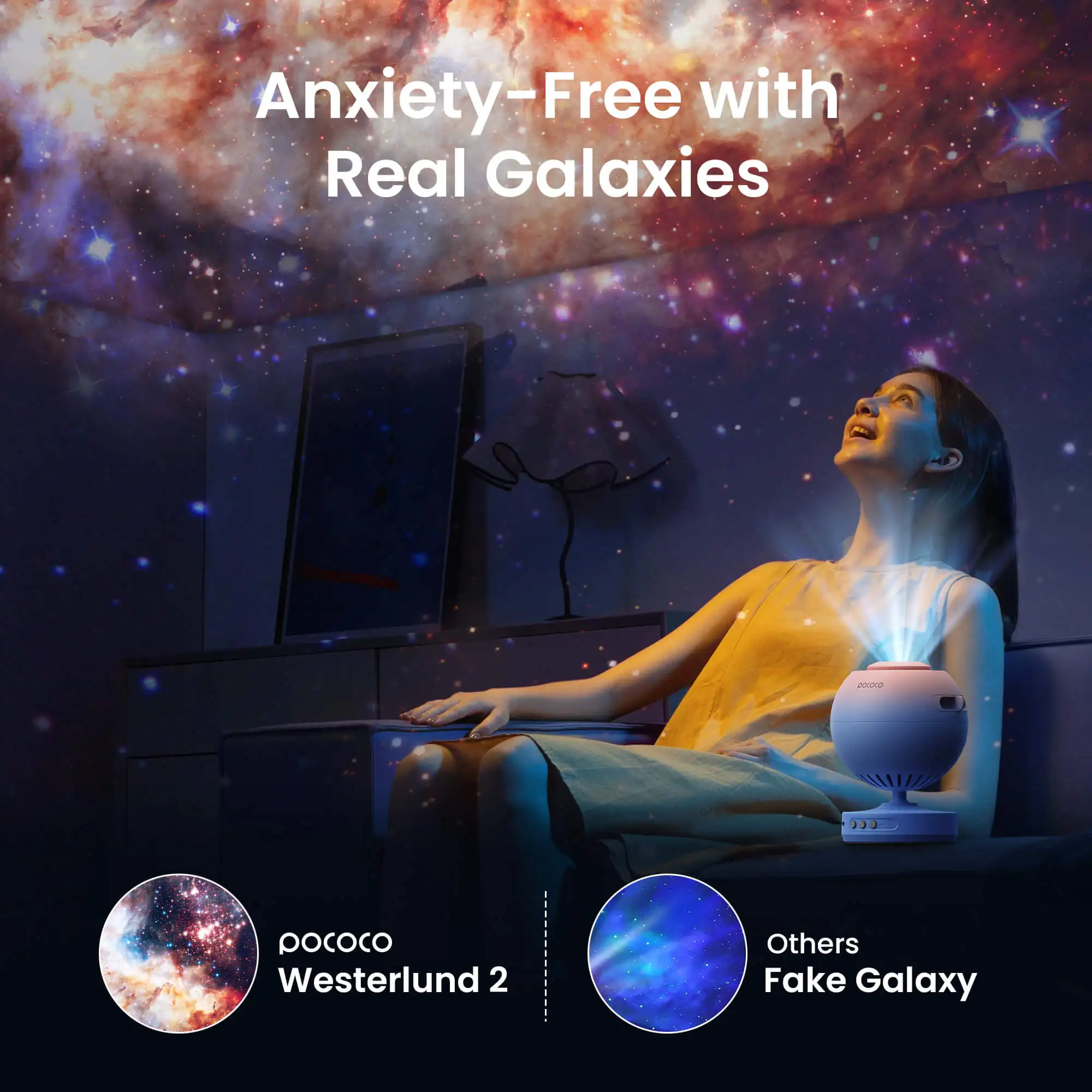 POCOCO Galaxy-Projektor, Galaxy-Lichtprojektor – Bild 3