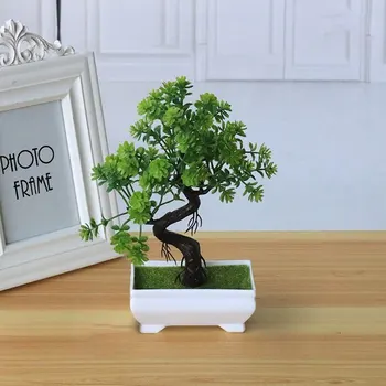 Garten arrangement ornamente kunststoff pflanzen bonsai klein baumtopf gefälschte pflanze topf blumen haus