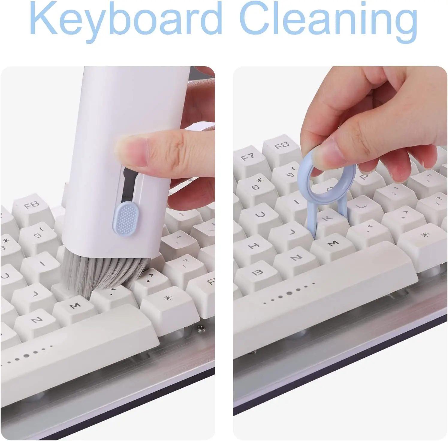 7-in-1 Computer Tastatur Reiniger Pinsel Kit Kopfhörer – Bild 4