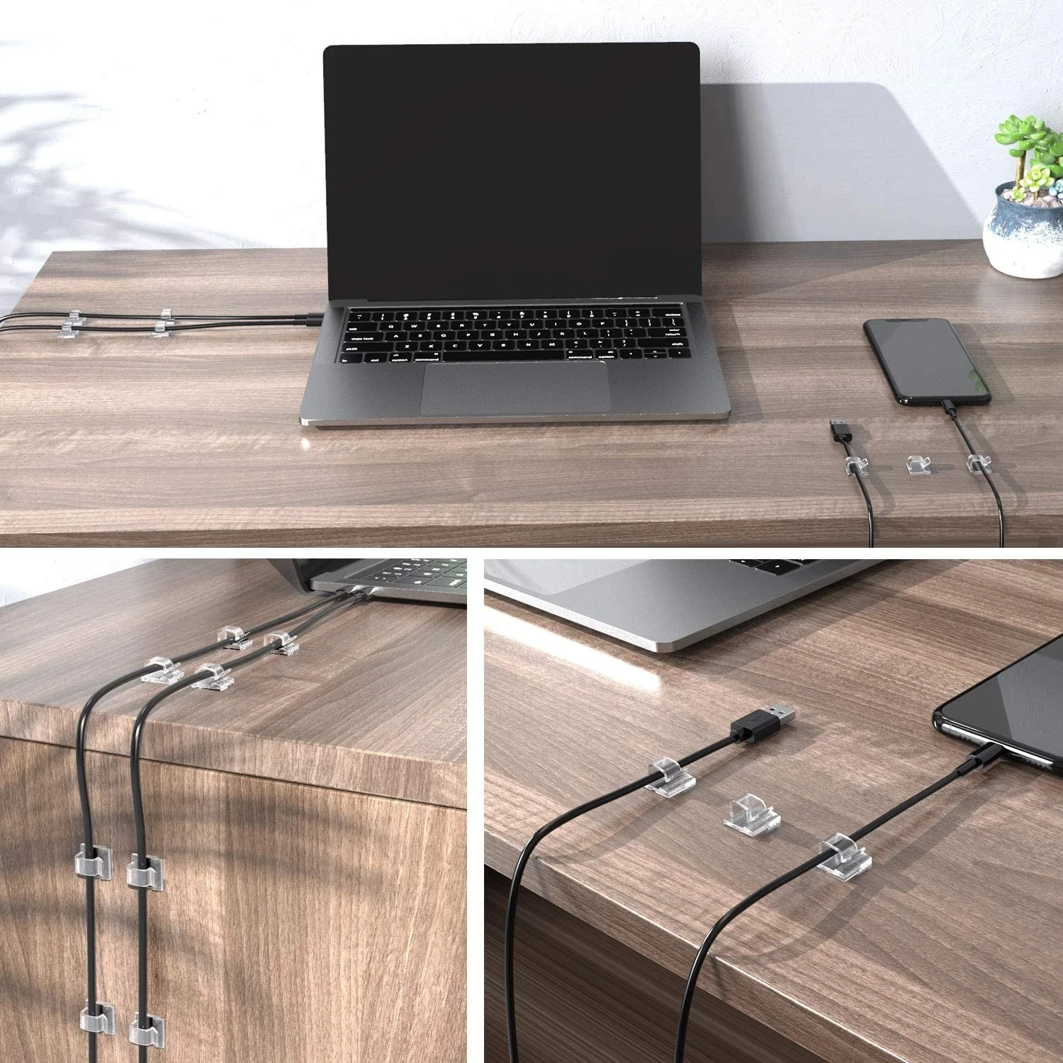 50 Stück Kabel-Organizer-Clips – Bild 3