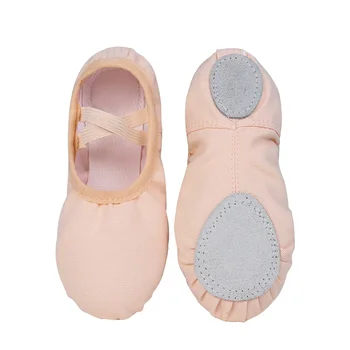 Spitzenschuhe für Mädchen und Kinder, Tanzpantoffeln, Ballerina-Übungsballettschuhe, 6-farbige