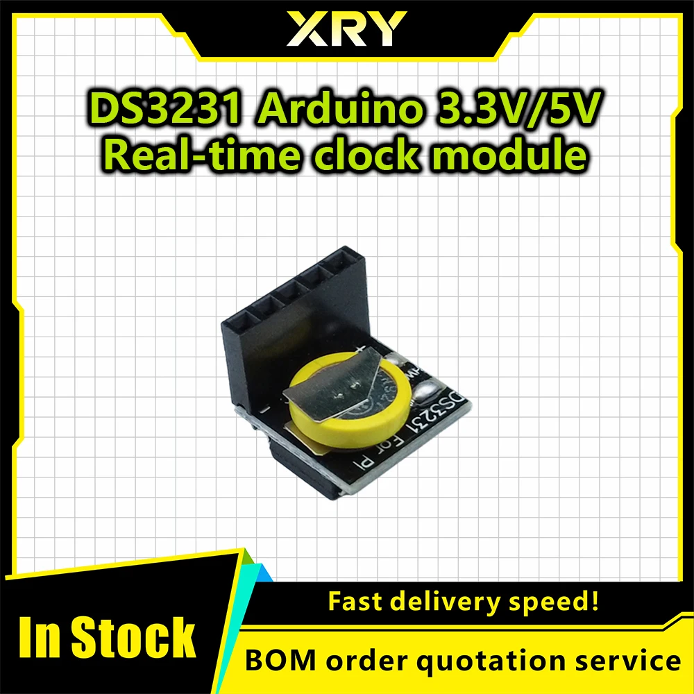 XRY DS3231 Echtzeituhrmodul für Arduino 3,3 V/5 V mit – Bild 4