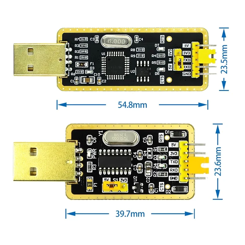 CH340G/FT232BL FT232RL USB 2.0 zu TTL Level Download-Kabel zu – Bild 2