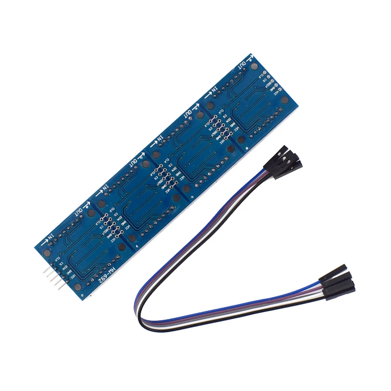 MAX7219 Dot Matrix Modul 32x8 4 in 1 LED Display Module – Bild 4