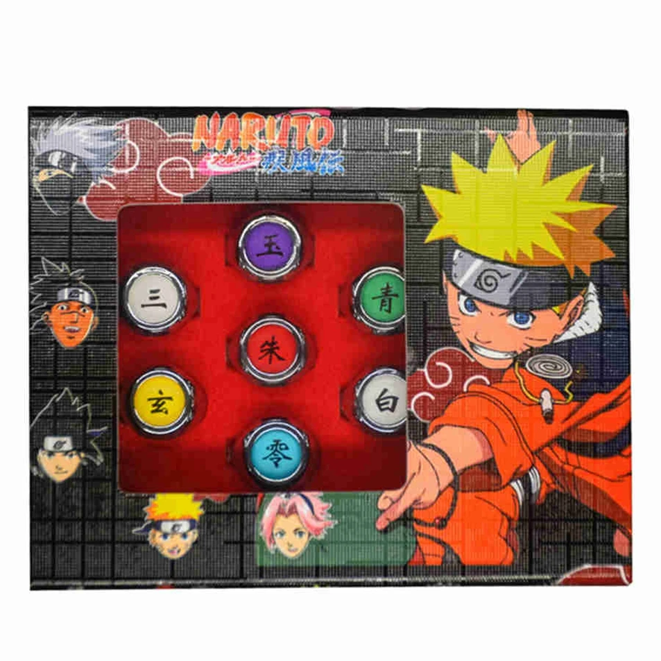 10 Teile/satz Anime Akatsuki Itachi Metall R-ings Cartoon – Bild 6