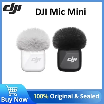 DJI Mic Mini-Funkmikrofon, 48-Stunden-Bedienung, mit Gehäuse, zweistufige aktive Geräuschunterdrückung