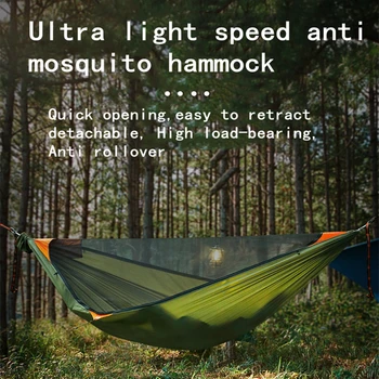 Outdoor Camping Hängematte Mit Moskitonetz Garten Tragbare Markise zelt Schlafen Hängen Hängematten Schaukel
