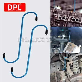 Auto-Bremssattel-Haken, Auto-Bremssattel-Aufhänger, Haken mit Gummispitzen, universelle Werkzeuge