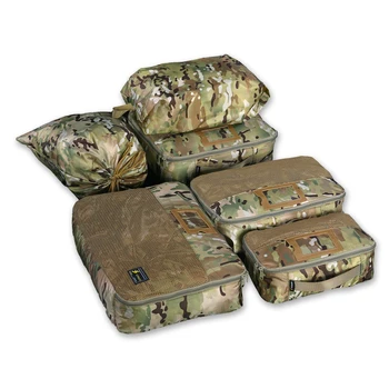 Taktische Ausrüstung Organizer Set Koffer Innentasche Verpackungswürfel 6 Stück Gepäck Erweiterung