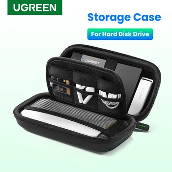 UGREEN Festplattengehäuse für 2,5 Zoll externe Festplatte, tragbare HDD-SSD-Box für Powerbank