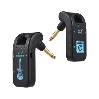 2,4G Wireless Gitarre System Gitarre Sender Empfänger Set für E-gitarre Bass 48K/16bit Echtzeit Übertragung