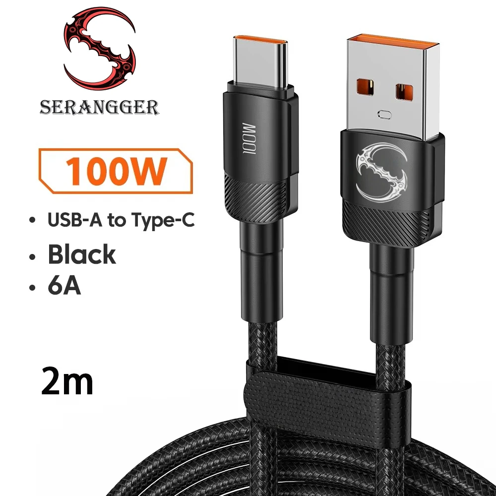 USB auf USB-C Kabel 100 W PD, Schnellladen, in mehreren Längen – Bild 4