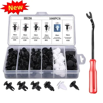 Auto Fastener Clips Mixed Auto Körper Push Retainer Pin Niet Stoßstange Tür Trim Panel Fastener Kit Auto Clips
