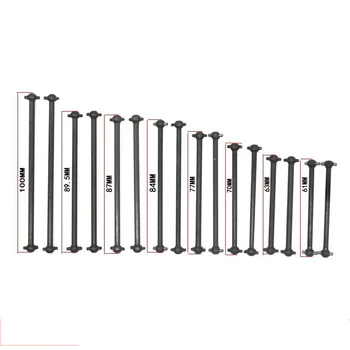 Antriebswelle Getriebe Achse Gesamtlänge 61 63 70 77 84 86 89,5 101mm Dogbone für RC 1:10 HSP RC (2 Stück)