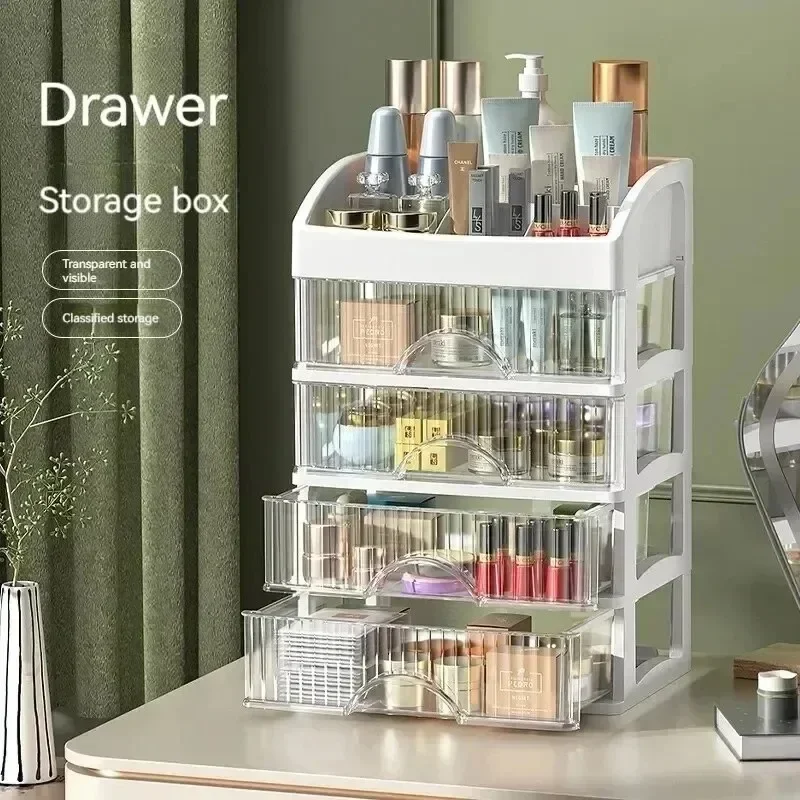Mehrschichtiger Schubladen-Make-up-Organizer, Transparente – Bild 2