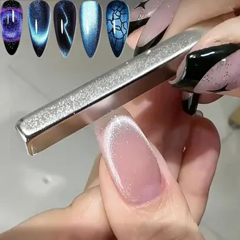 Superstarker dicker Streifenmagnet, Katzenaugen-Magnet für Nagelgelpoliermittel, 3D-Linienstreifen-Effekt