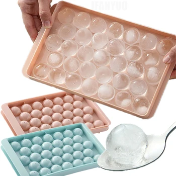 33-Eisbällchen-Hockey-PP-Form, gefrorener Whiskyball, Eis am Stiel, Eiswürfelform, Box, Lutscher, Herstellung