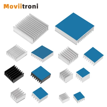 Aluminium-Kühlkörper Multiscale-Kühlkörper Kühlerkühlung für elektronischen Chip IC Raspberry Pi