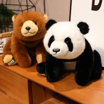 Panda Plüsch Komfort Weiches Tier Plüsch Waschbär Fuchs Bär Bodenkissen Geburtstagsgeschenke Weiches Kissen