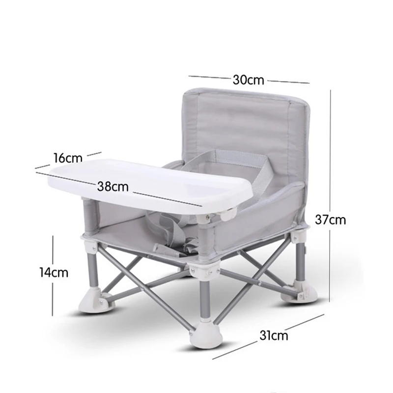 Klappbarer Baby-Essstuhl mit Markise, für Outdoor-Reisen – Bild 5
