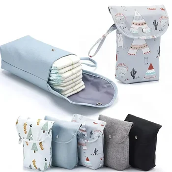 Wasserdichte und wiederverwendbare Baby-Wickeltasche, Baby-Handtasche, große Kapazität