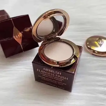 Mini-Puder, Fixierpuder-Probe, langanhaltend, ölkontrollierend, wasserfest, Foundation, natürlich aufhellend