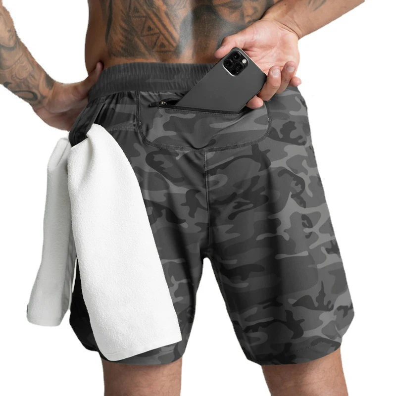 2024 Herren-Laufshorts, einlagig, gewebt, schnell trocknend – Bild 5