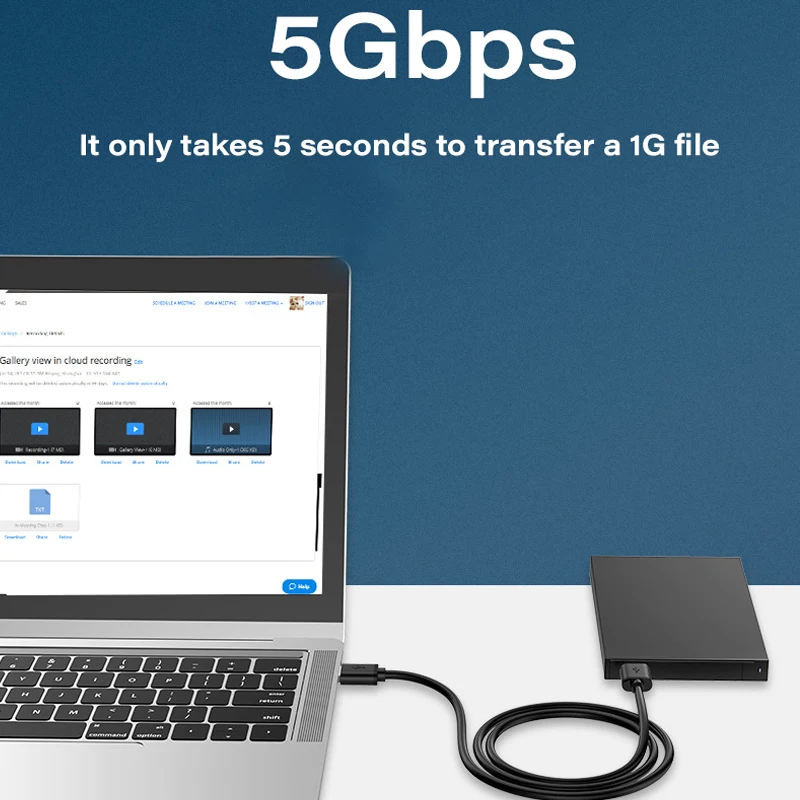 USB 3.0-Verlängerungskabel, USB-Stecker auf Stecker, 5 – Bild 4